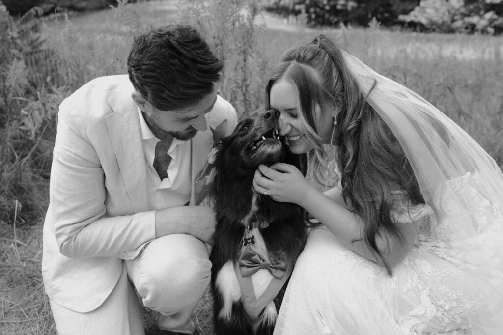 michigan beach vineyard elopement