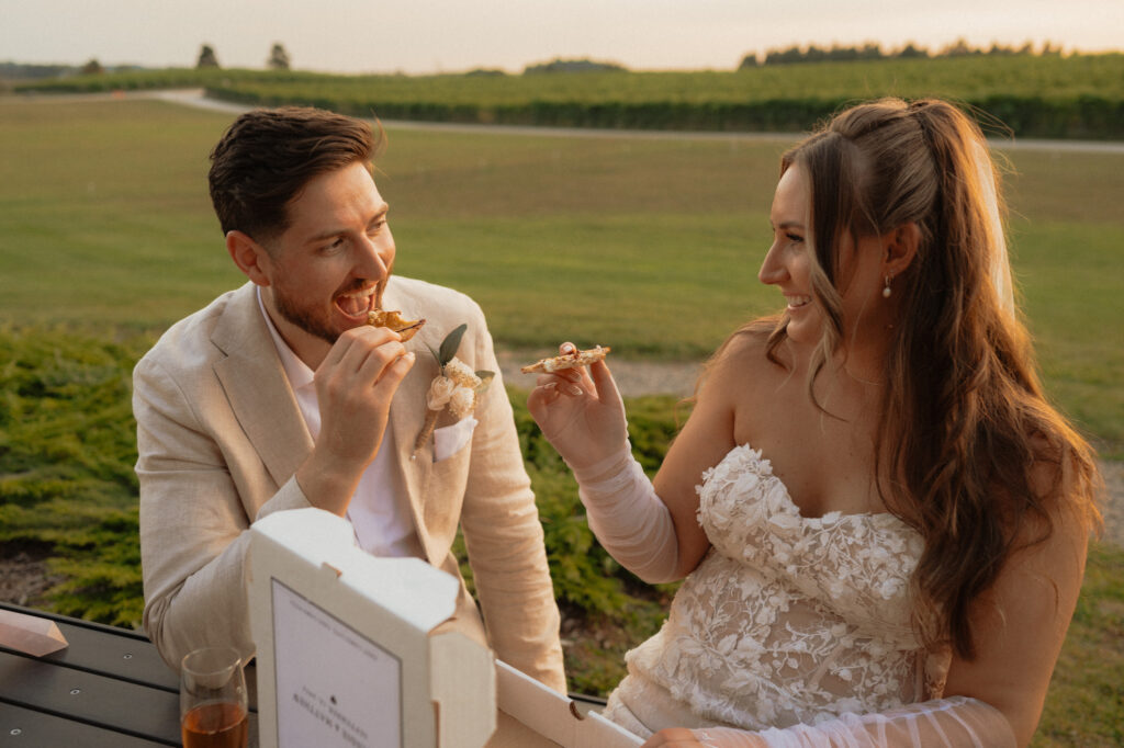 michigan beach vineyard elopement