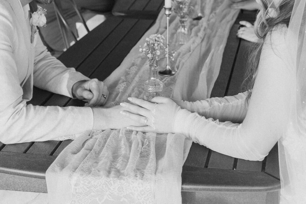 michigan beach vineyard elopement