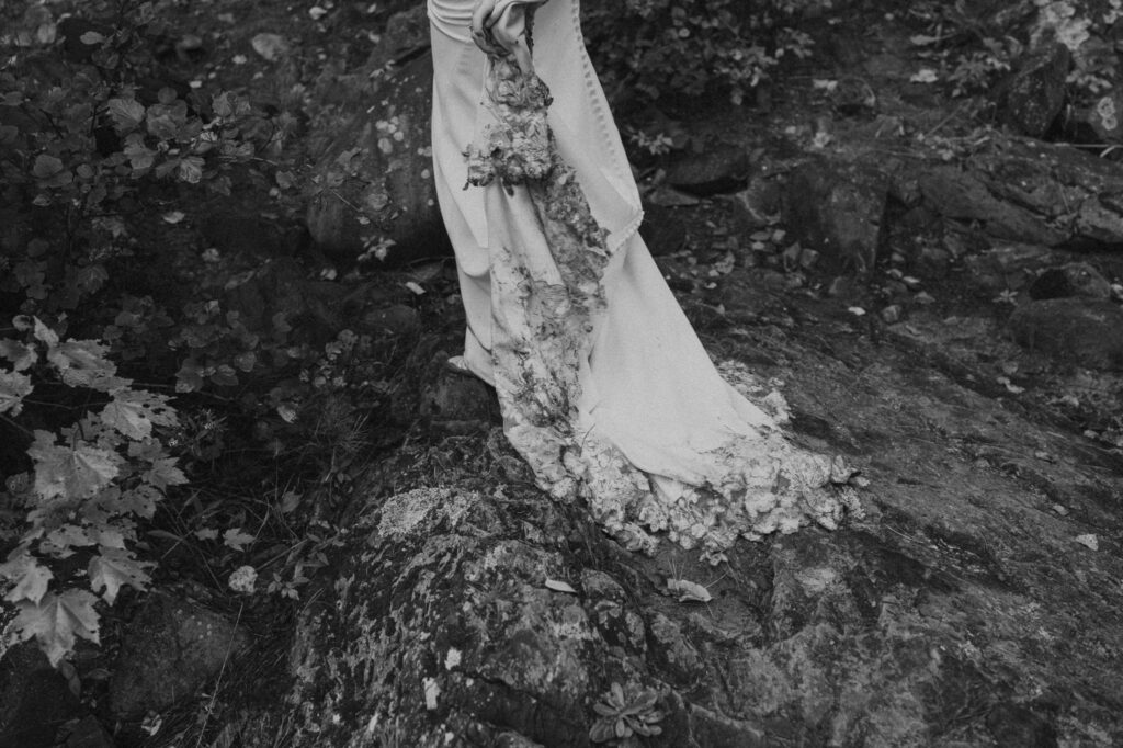 michigan small wedding upper peninsula waterfalls