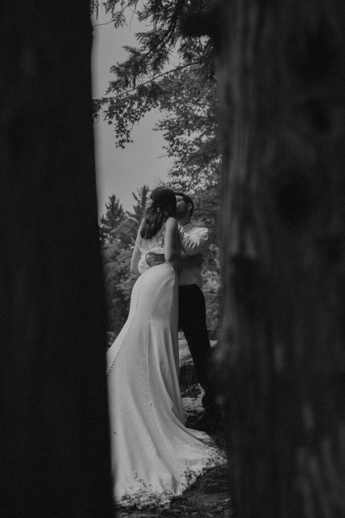 michigan small wedding upper peninsula waterfalls