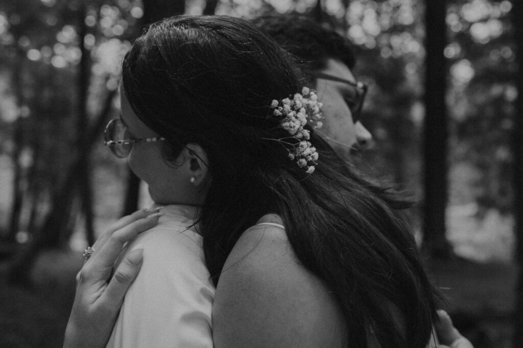 michigan small wedding upper peninsula waterfalls
