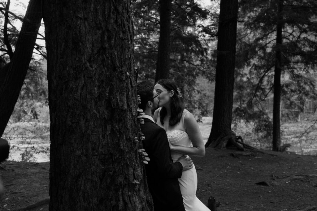 michigan small wedding upper peninsula waterfalls
