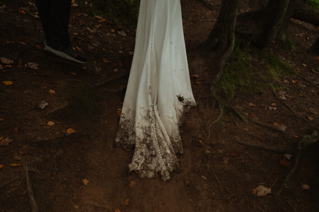 michigan small wedding upper peninsula waterfalls