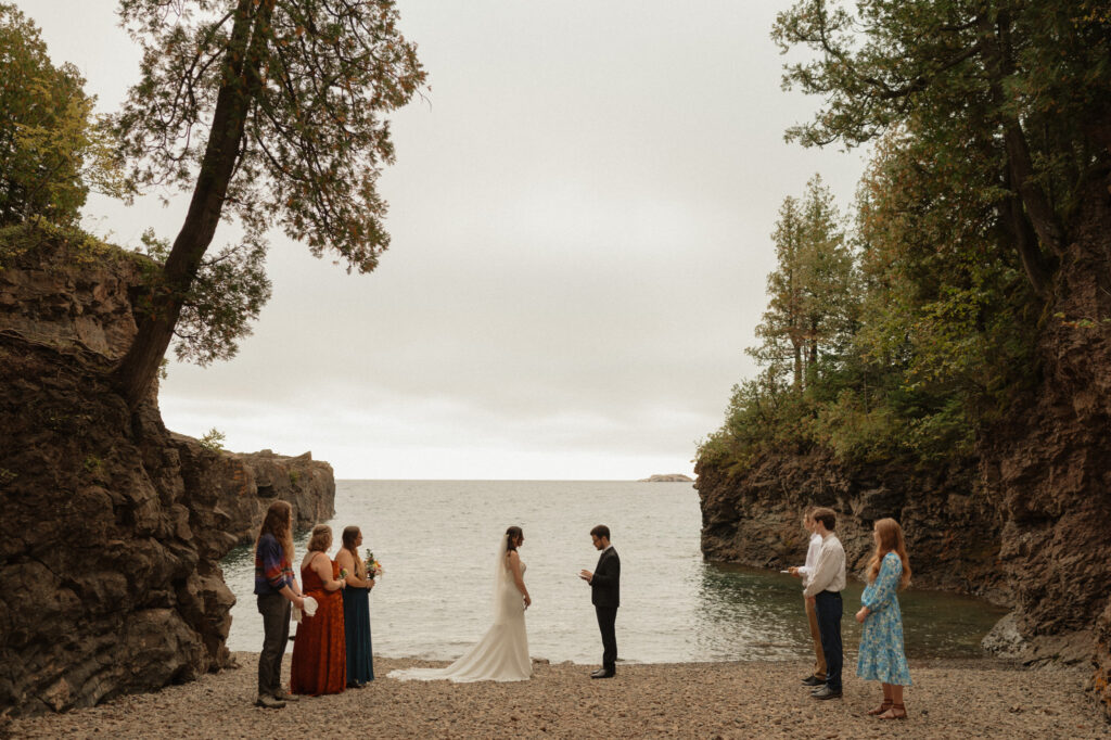 michigan small wedding upper peninsula waterfalls