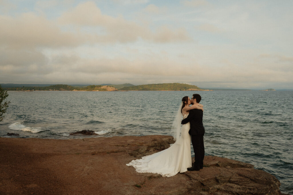 michigan small wedding upper peninsula waterfalls