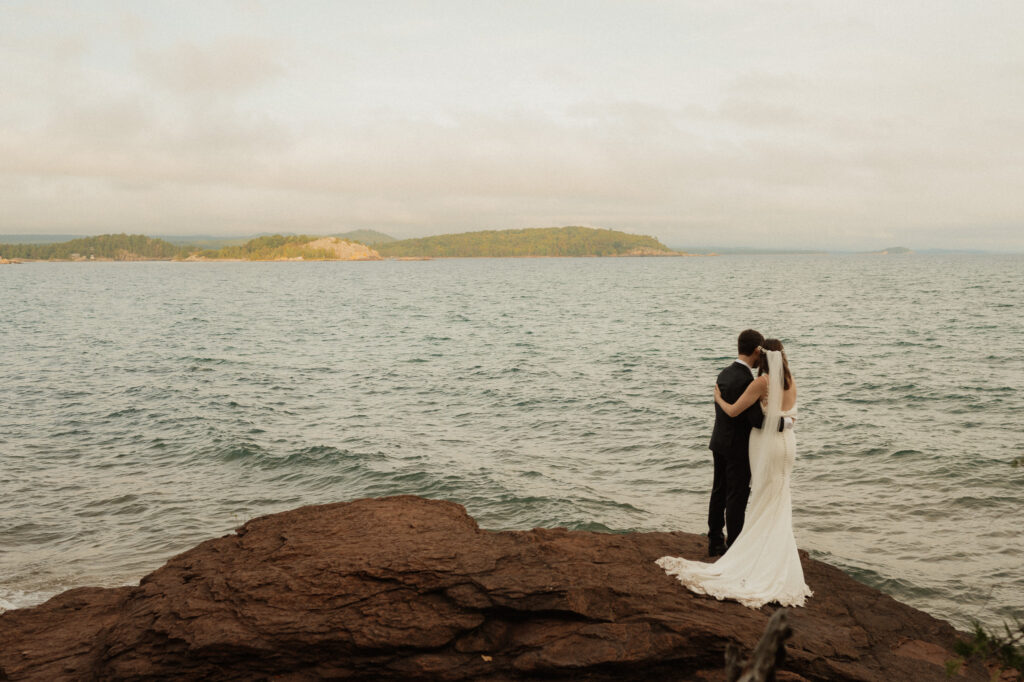 michigan small wedding upper peninsula waterfalls