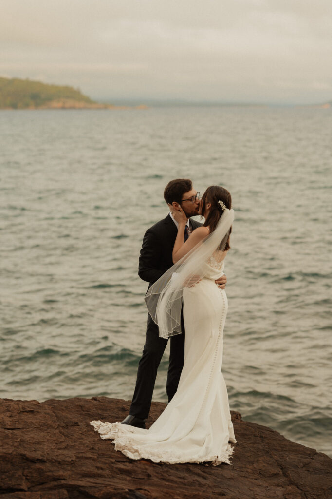 michigan small wedding upper peninsula waterfalls