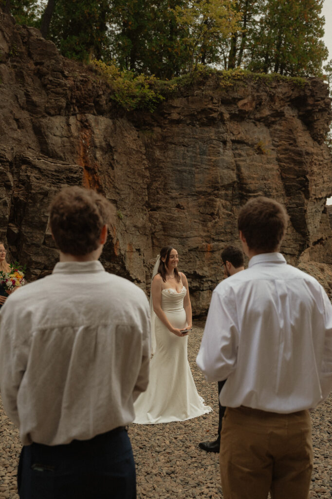michigan small wedding upper peninsula waterfalls