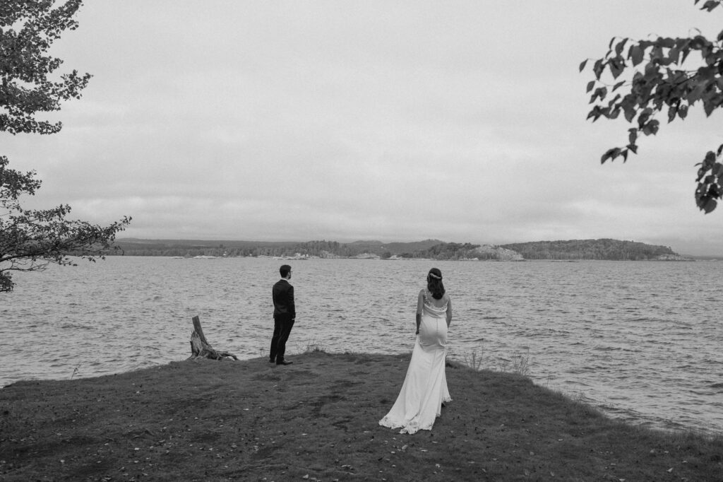 michigan small wedding upper peninsula waterfalls