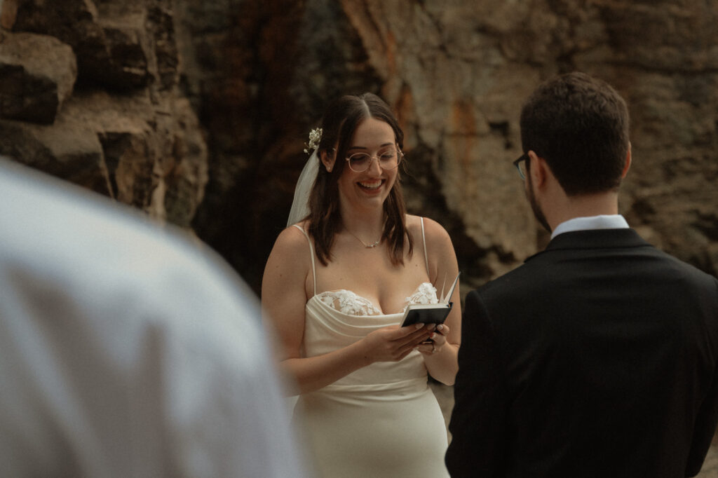 michigan small wedding upper peninsula waterfalls
